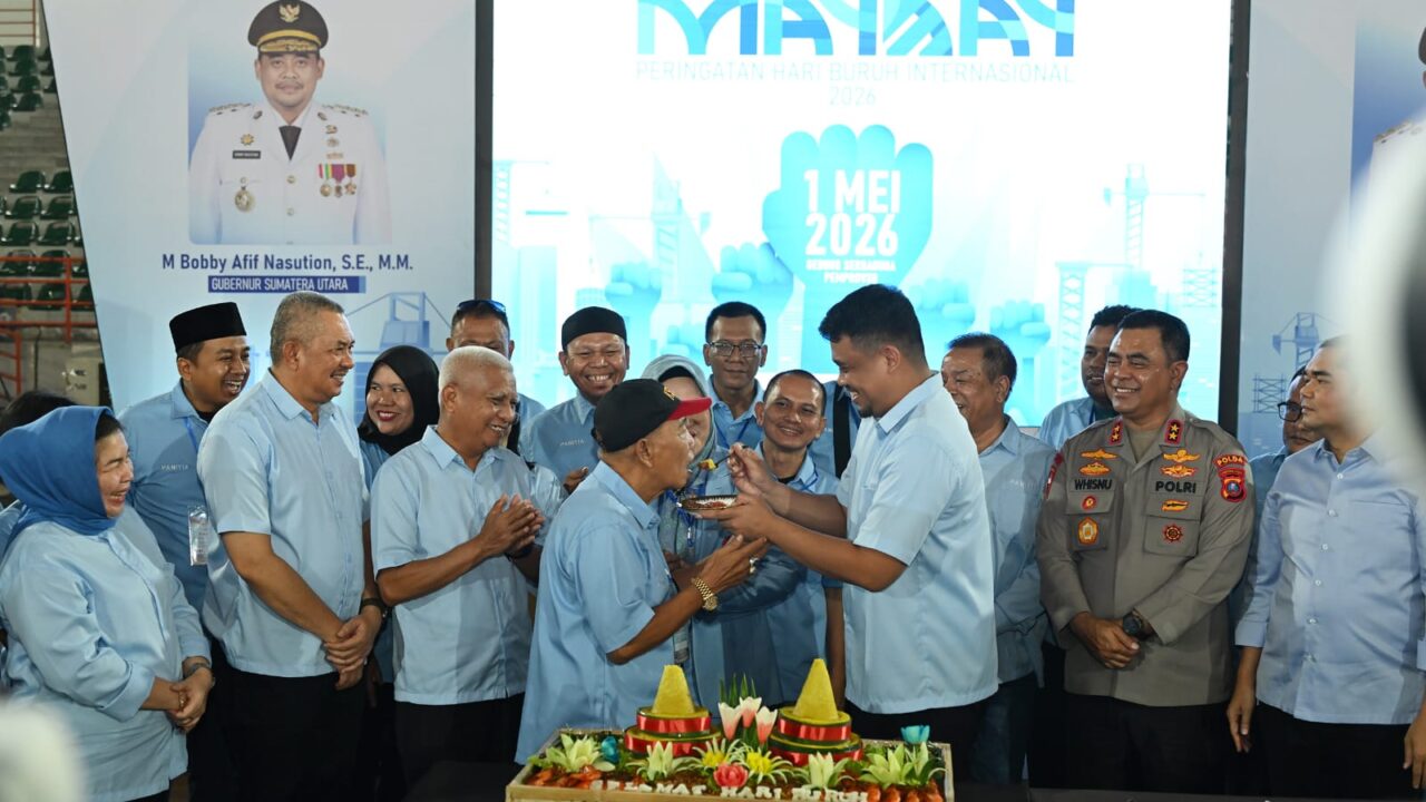 May Day 2026 di Sumut, Bobby Nasution Tegaskan Kesejahteraan Buruh Jadi Prioritas