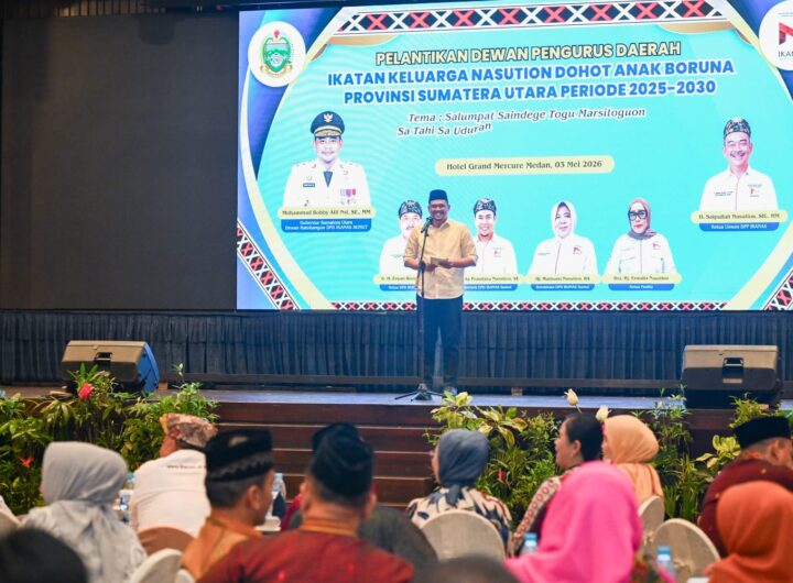 Pelantikan IKANAS Sumut, Bobby Nasution Tekankan Tiga Kunci Organisasi Maju