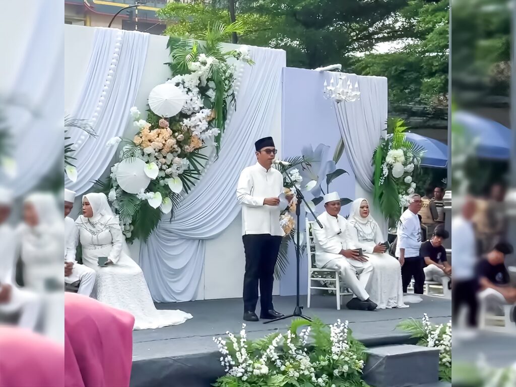 Nikah Massal di CFD Lapangan Merdeka, Wali Kota Medan Tekankan Pentingnya Legalitas Pernikahan