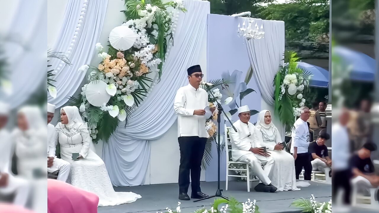 Nikah Massal di CFD Lapangan Merdeka, Wali Kota Medan Tekankan Pentingnya Legalitas Pernikahan