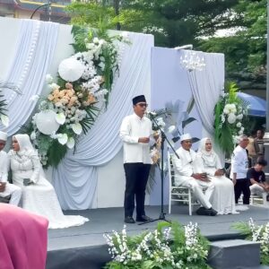 Nikah Massal di CFD Lapangan Merdeka, Wali Kota Medan Tekankan Pentingnya Legalitas Pernikahan