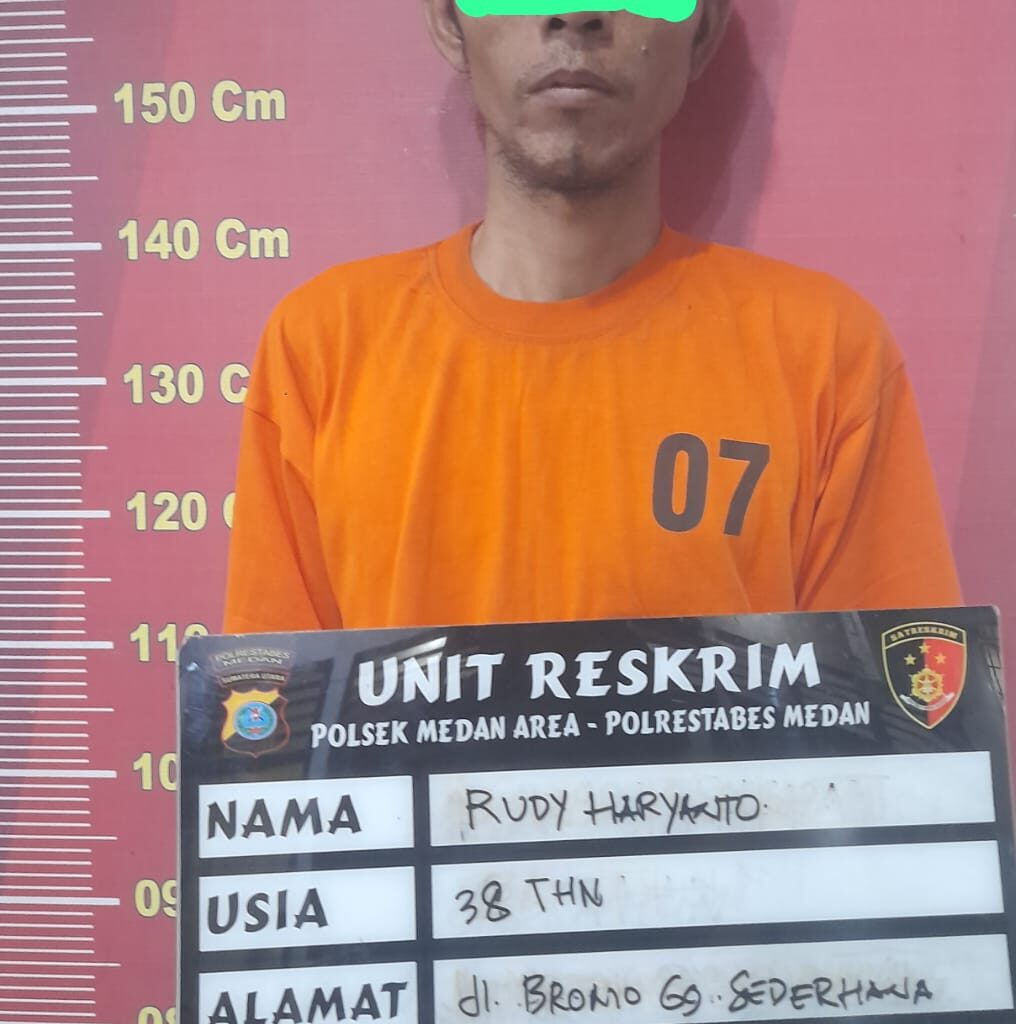 Polsek Medan Area Tangkap Maling Laptop