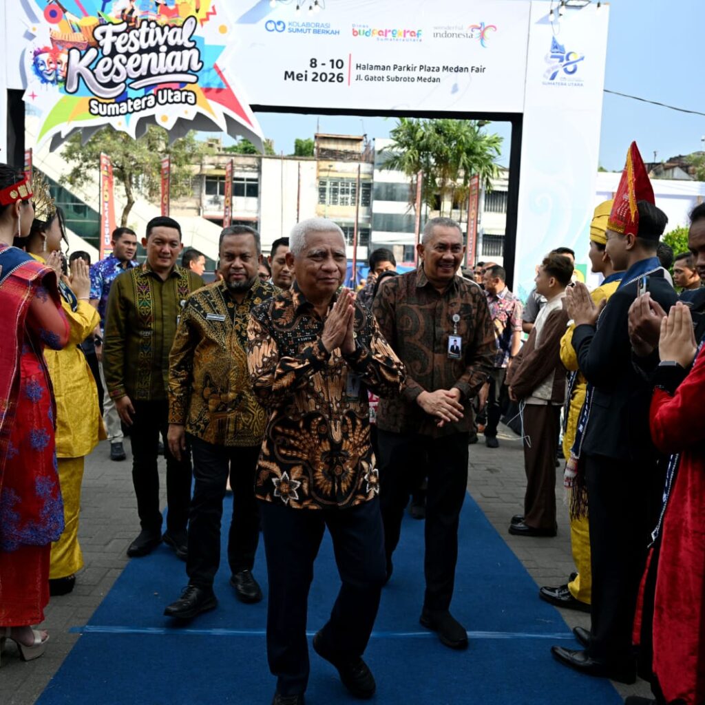 Festival Kesenian Sumut 2026, Wagub Surya Dorong Seni Budaya Jadi Kekuatan Ekonomi Kreatif