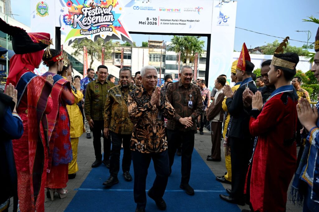 Festival Kesenian Sumut 2026, Wagub Surya Dorong Seni Budaya Jadi Kekuatan Ekonomi Kreatif