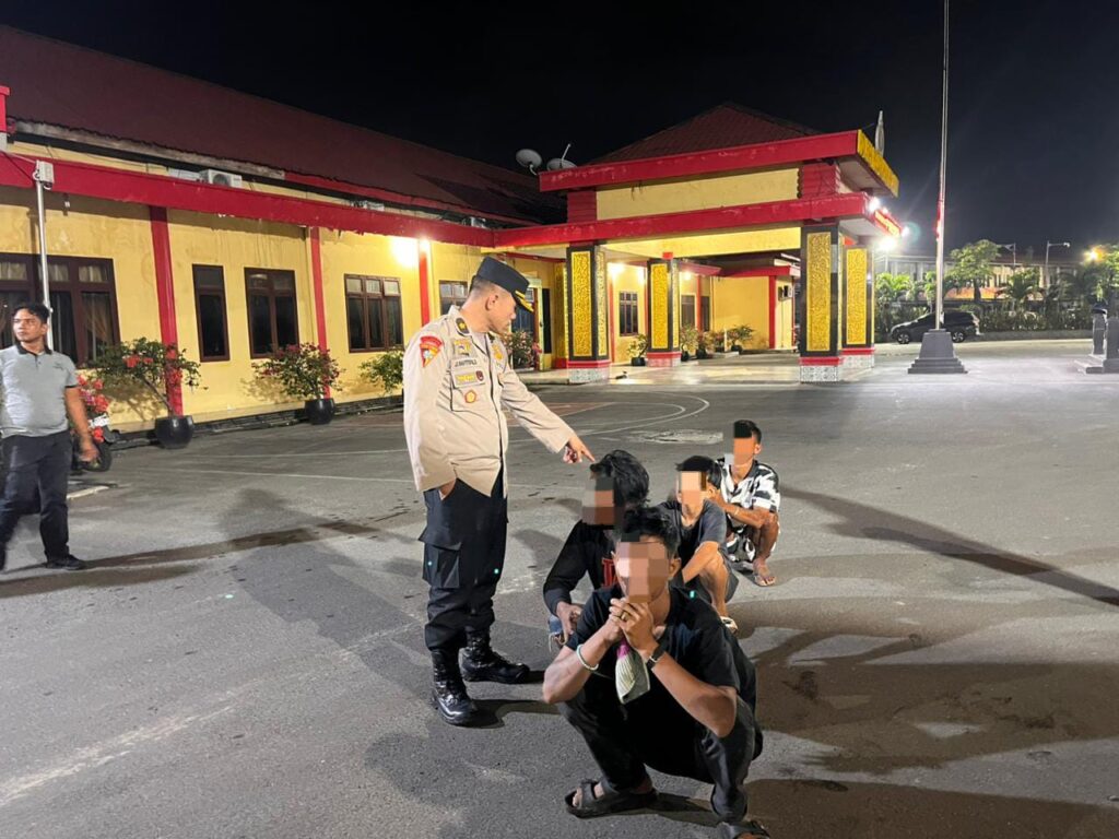 Patroli KRYD Belawan Sikat Premanisme hingga Tawuran, 4 Pelaku Pungli Viral Sicanang Ditangkap