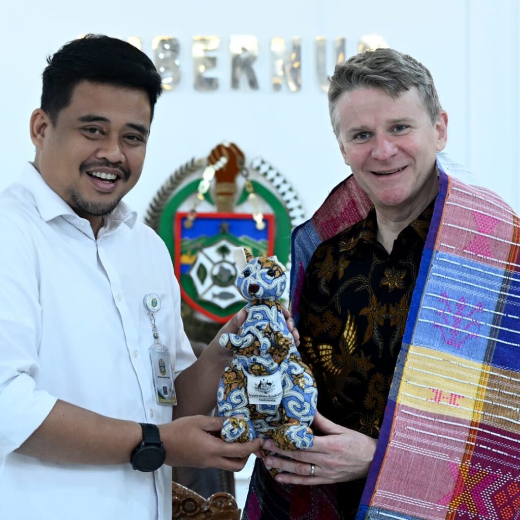 Terima Dubes Australia, Bobby Nasution Harapkan Kerjasama dengan Sumut Semakin Luas