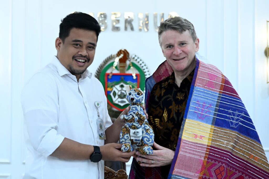 Terima Dubes Australia, Bobby Nasution Harapkan Kerjasama dengan Sumut Semakin Luas