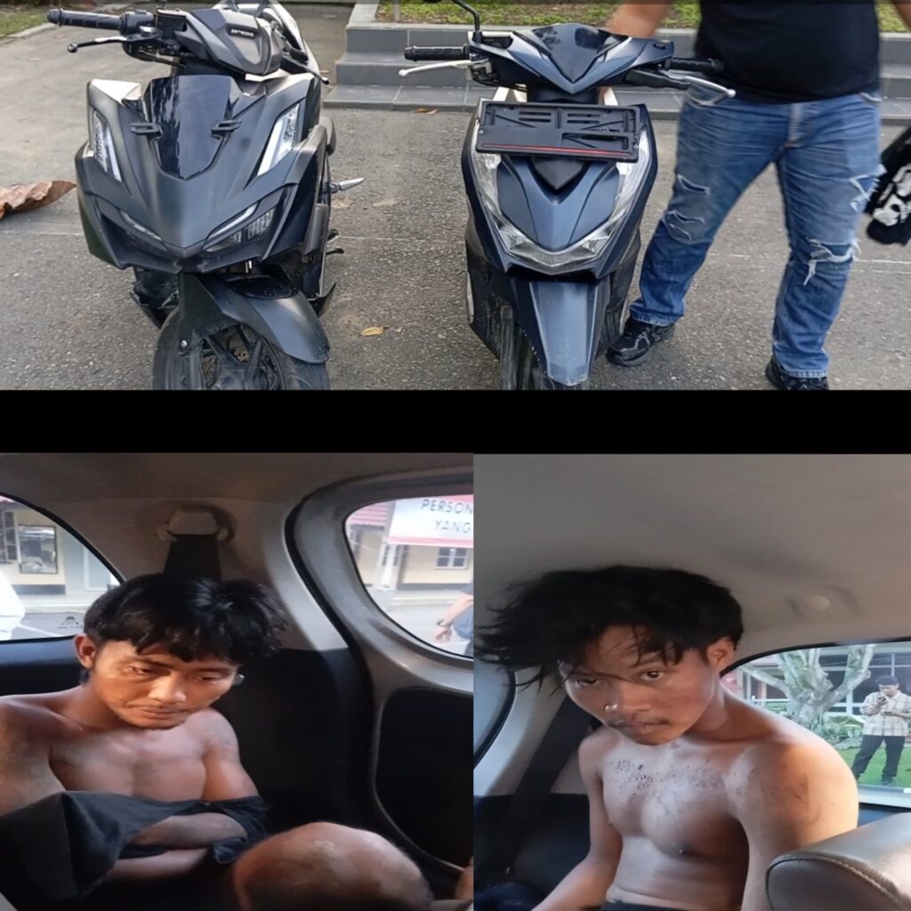 Dua Pelaku Begal Sadis Pelajar SMAN 5 Binjai Ditangkap di Sunggal