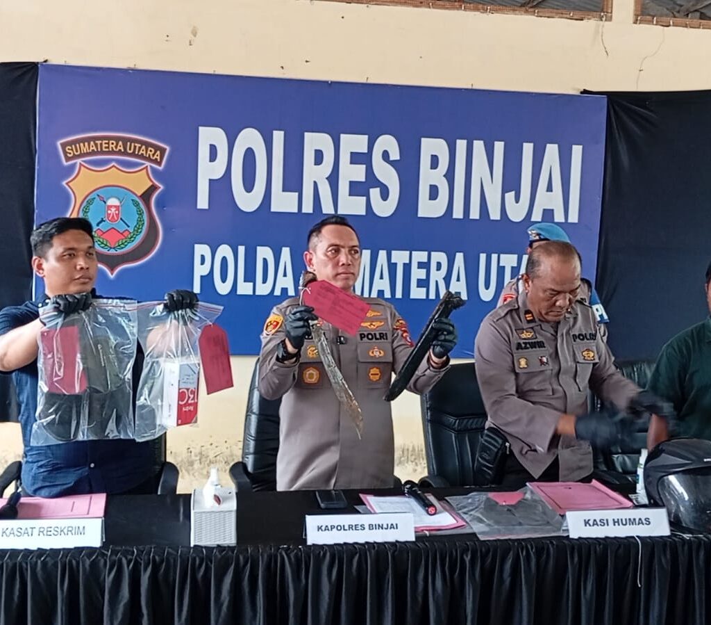 Begal Sadis Viral di Binjai Berakhir Tamat, Dua Pelaku Positif Narkoba Ditangkap Tim Kobra