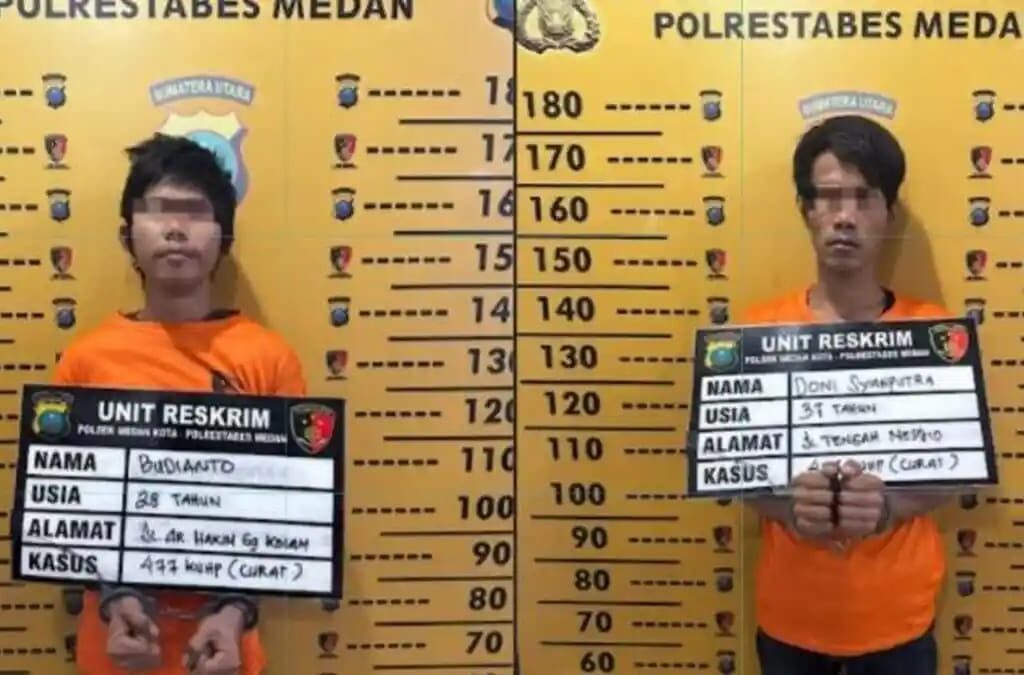Ini Dua Residivis Pencuri Barang Mes Polda Aceh