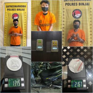 Tiga Terduga Bandar Narkoba Ditangkap dalam Sehari, Satnarkoba Polres Binjai Sita Sabu dan Ekstasi