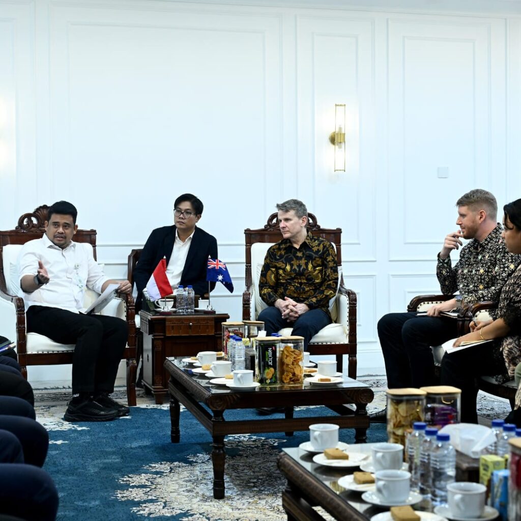 Bobby Nasution Promosikan Sumut ke Dubes Australia, Gerbang Investasi Indonesia Barat