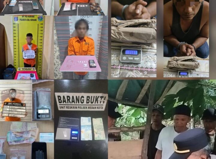 1 Hari Saja, Polda Sumut Ungkap 23 Kasus Narkoba dan Amankan 26 Tersangka