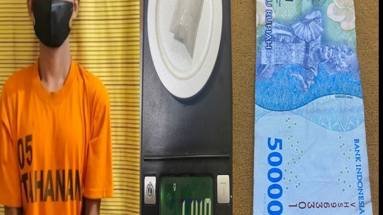 Pemuda di Binjai Timur Ditangkap Saat Transaksi Sabu dan Rekannya Kabur