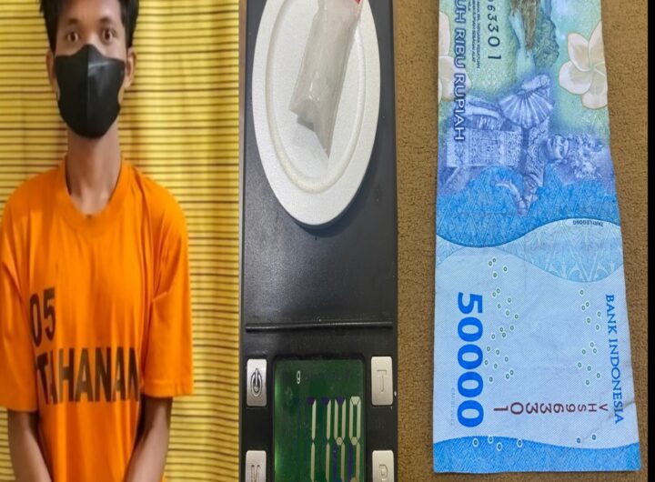 Pemuda di Binjai Timur Ditangkap Saat Transaksi Sabu dan Rekannya Kabur