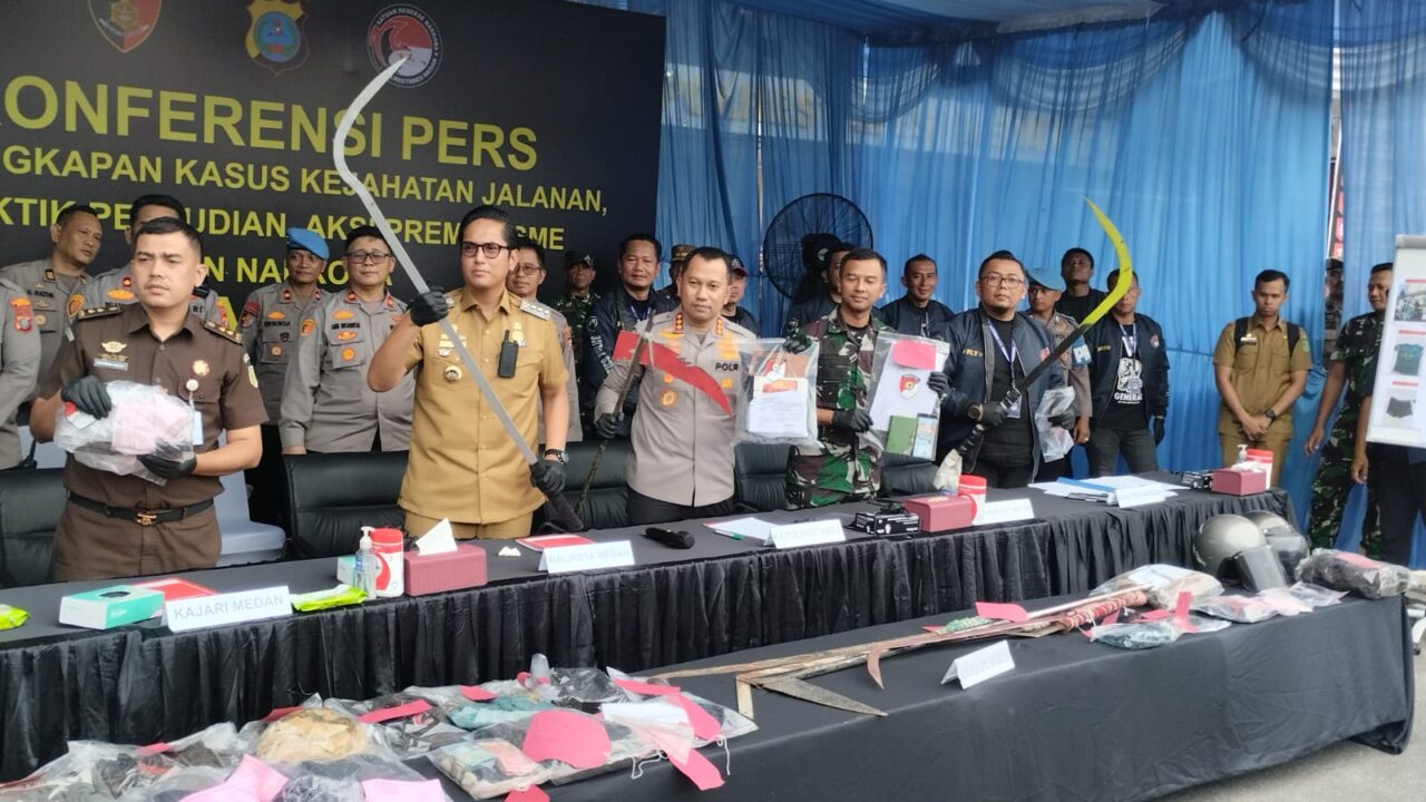 21 Pelaku Kejahatan Ditembak, Polrestabes Medan Ungkap 143 Kasus dalam Dua Pekan