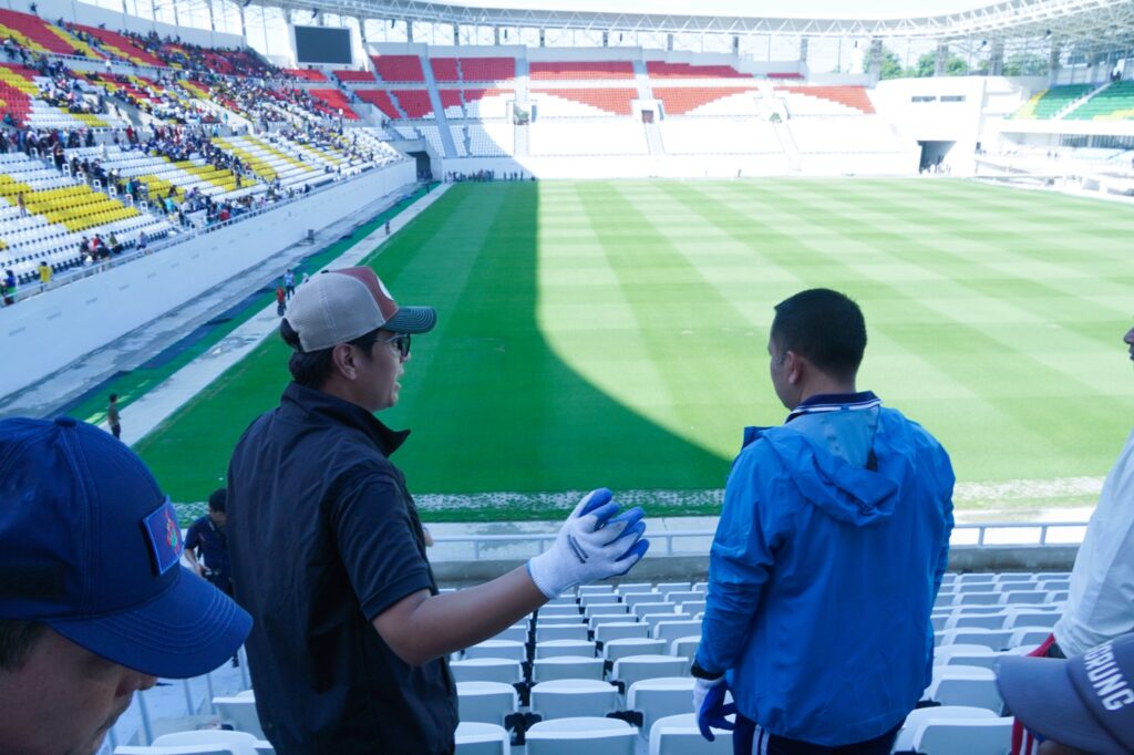 Rico Waas, Kapolrestabes, dan Dandim Kompak Siapkan Stadion Teladan Medan Sambut AFF U-19