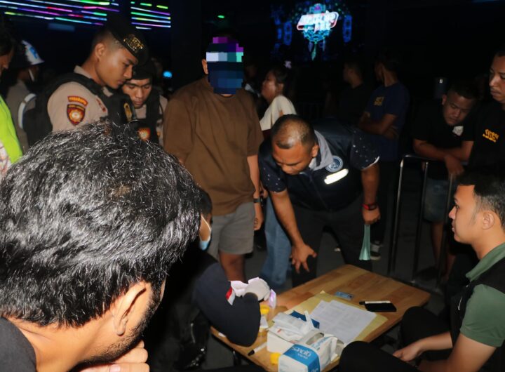 Razia THM High Pass dan Helen’s Night Mart Medan, Polda Sumut Amankan 4 Pengunjung Positif Narkotika