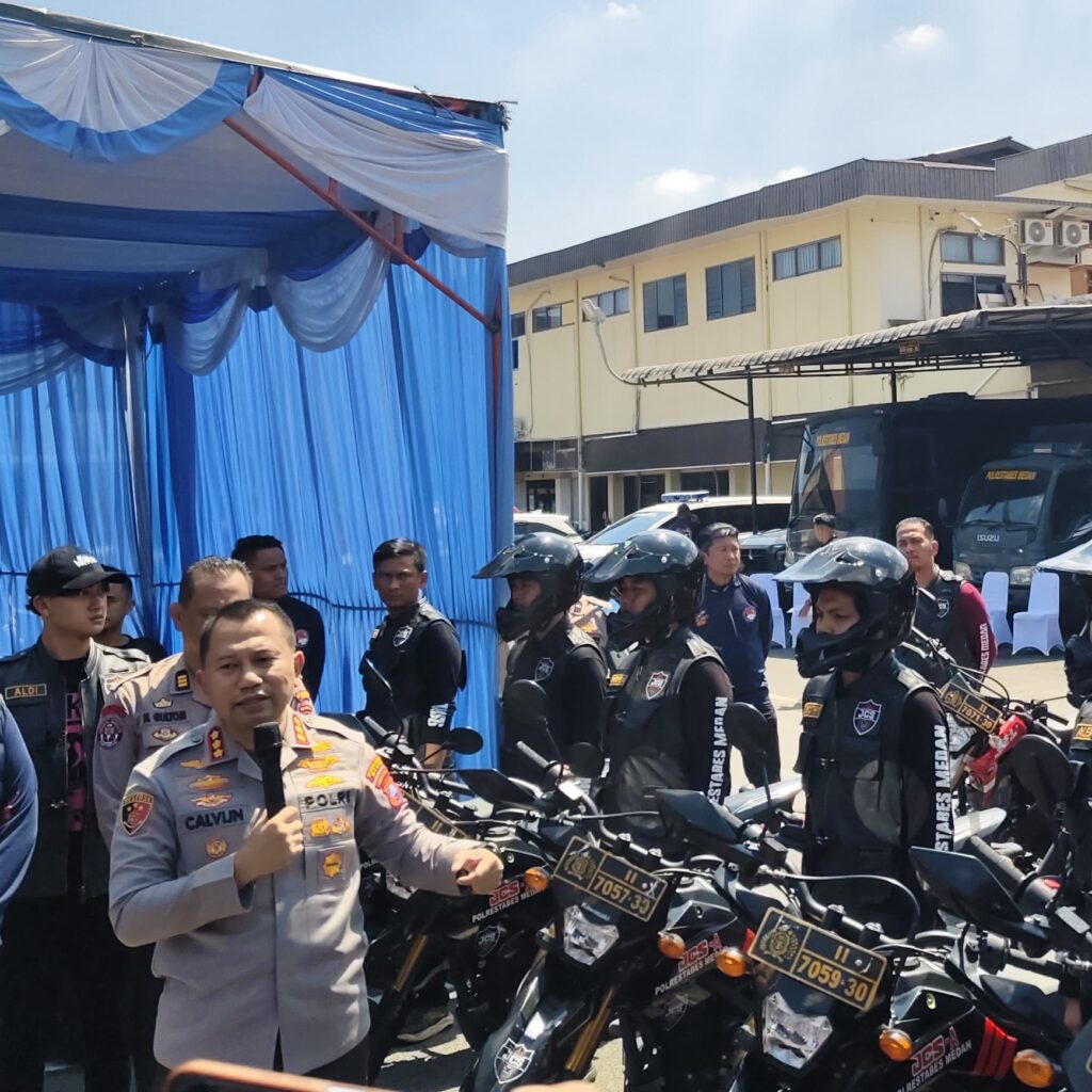 Polisi Gerebek 8 Gudang Penampungan Motor Curian di Medan, 136 Kendaraan Diamankan
