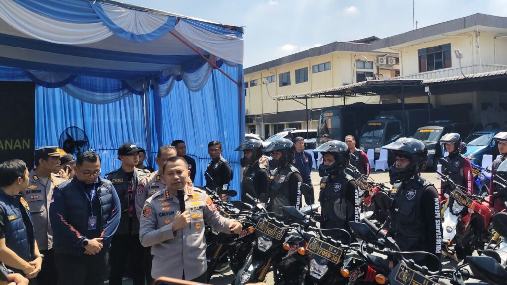 Polisi Gerebek 8 Gudang Penampungan Motor Curian di Medan, 136 Kendaraan Diamankan