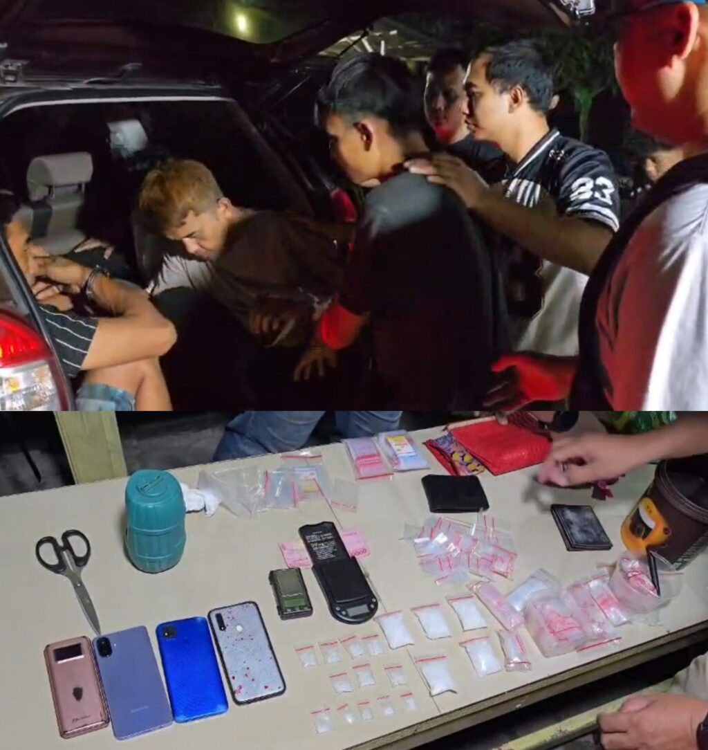 Sarang Narkoba Jalan Karya Digerebek, 7 Pemuda Diamankan, 100 Gram Sabu Disita