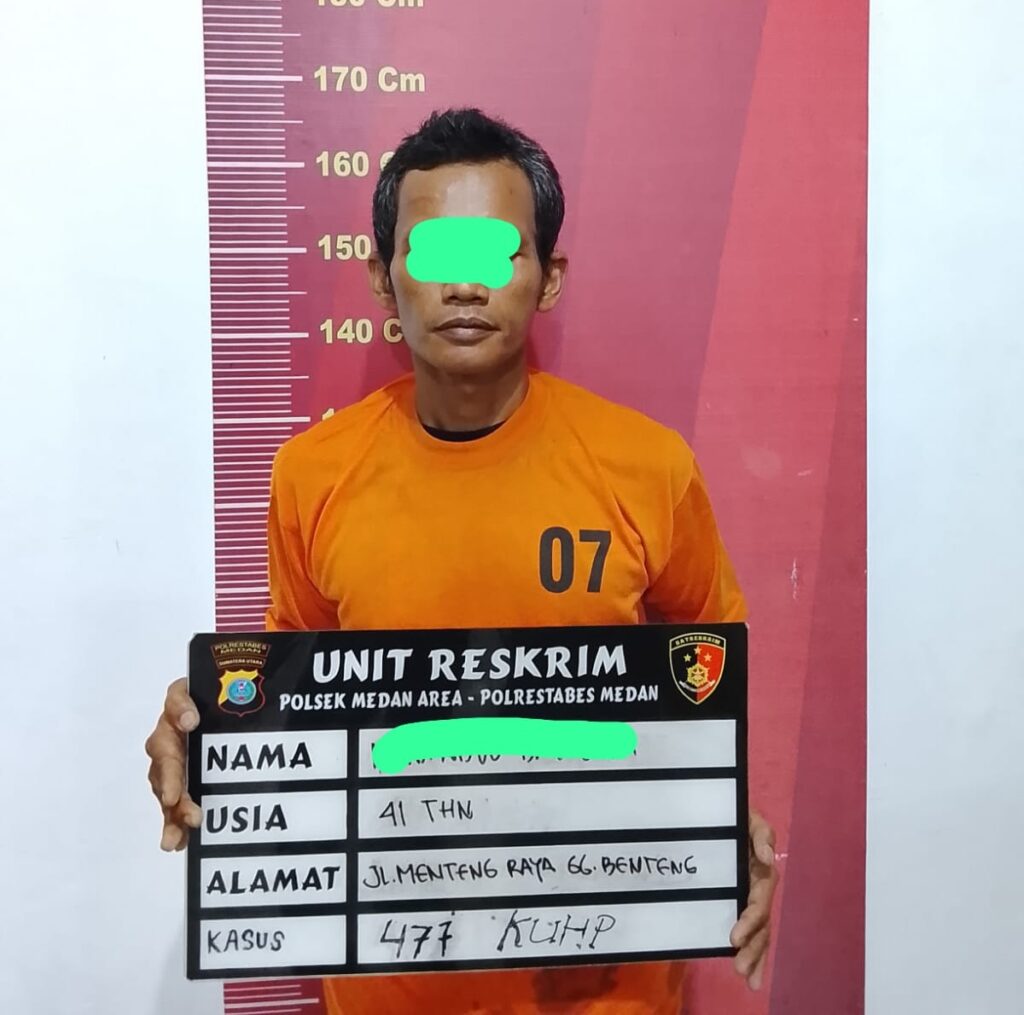 4 Kali Beraksi di Yayasan Amalia, Maling 5 Laptop dan AC Ditangkap Polsek