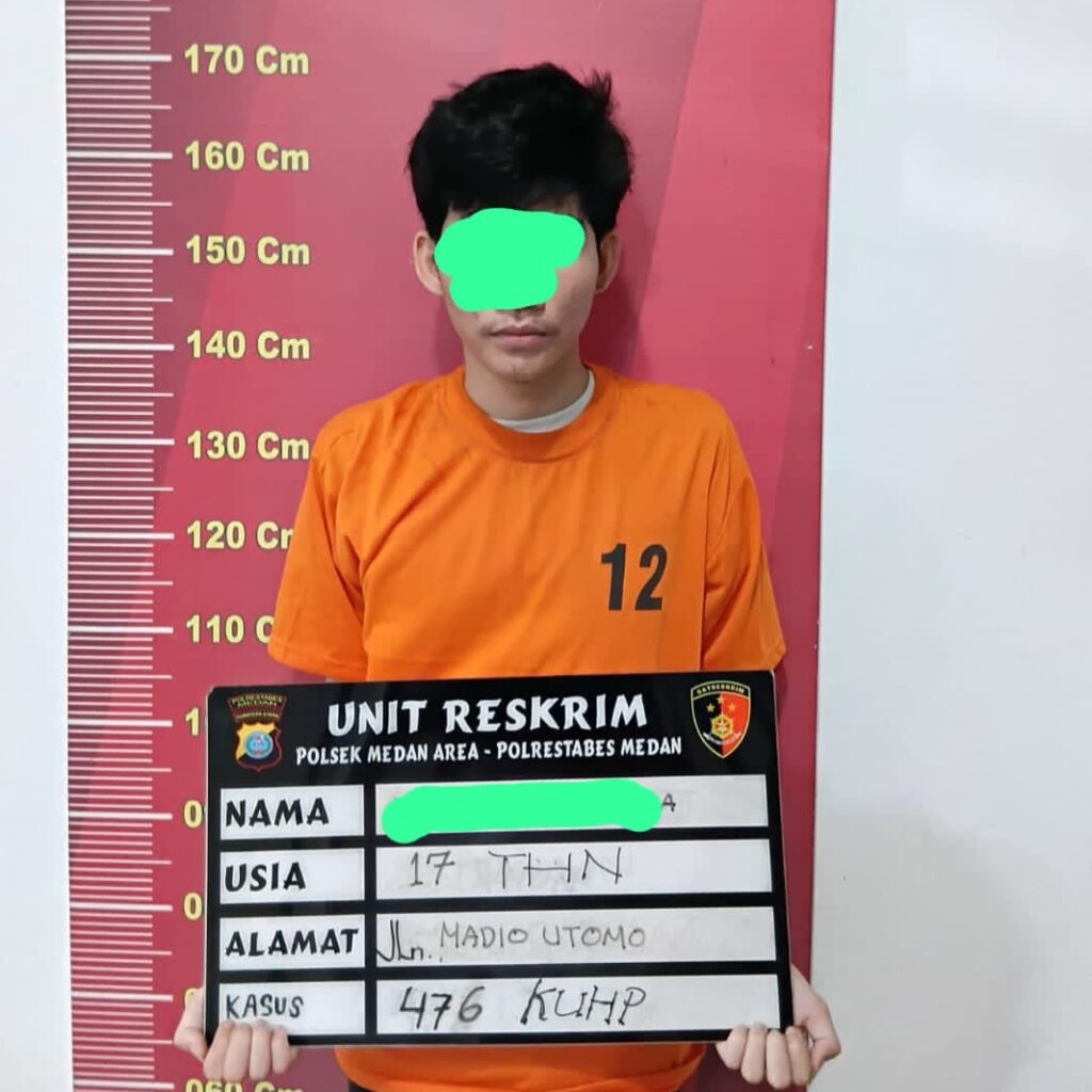 Polsek Medan Area Ungkap Curanmor Rental PS Langit Jalan Megawati