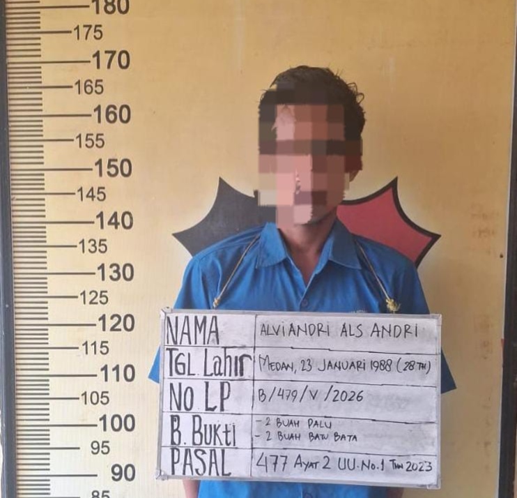 Sempat Viral, Ini Pencuri Material Bangunan dan Elektronik di Labuhan Deli 