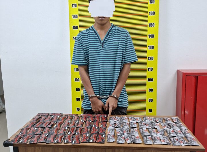 Peredaran Liquid Narkotika di Hamparan Perak Diungkap, Puluhan Cartridge Yakuza Disita