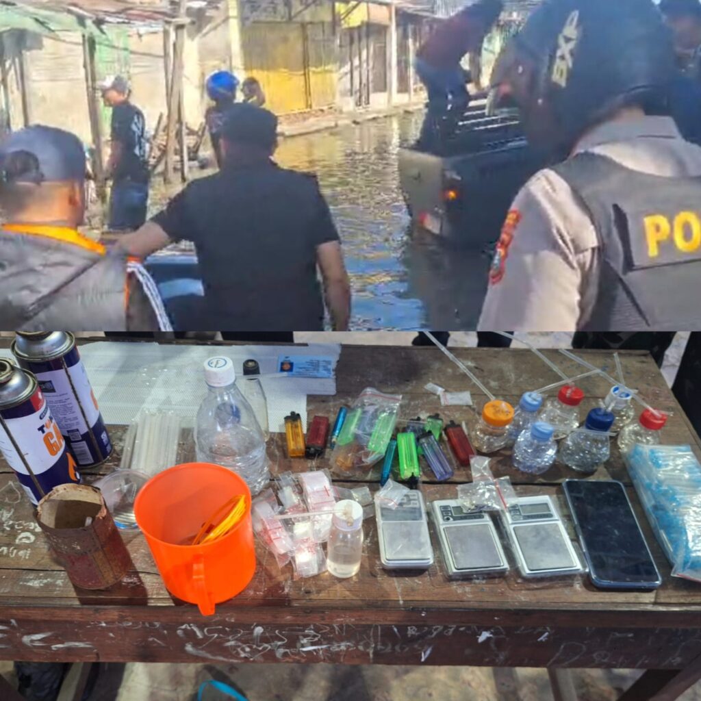 Bubarkan Tawuran di Belawan, Polisi Temukan Sarang Diduga Narkoba dan Amankan Pria Positif Sabu