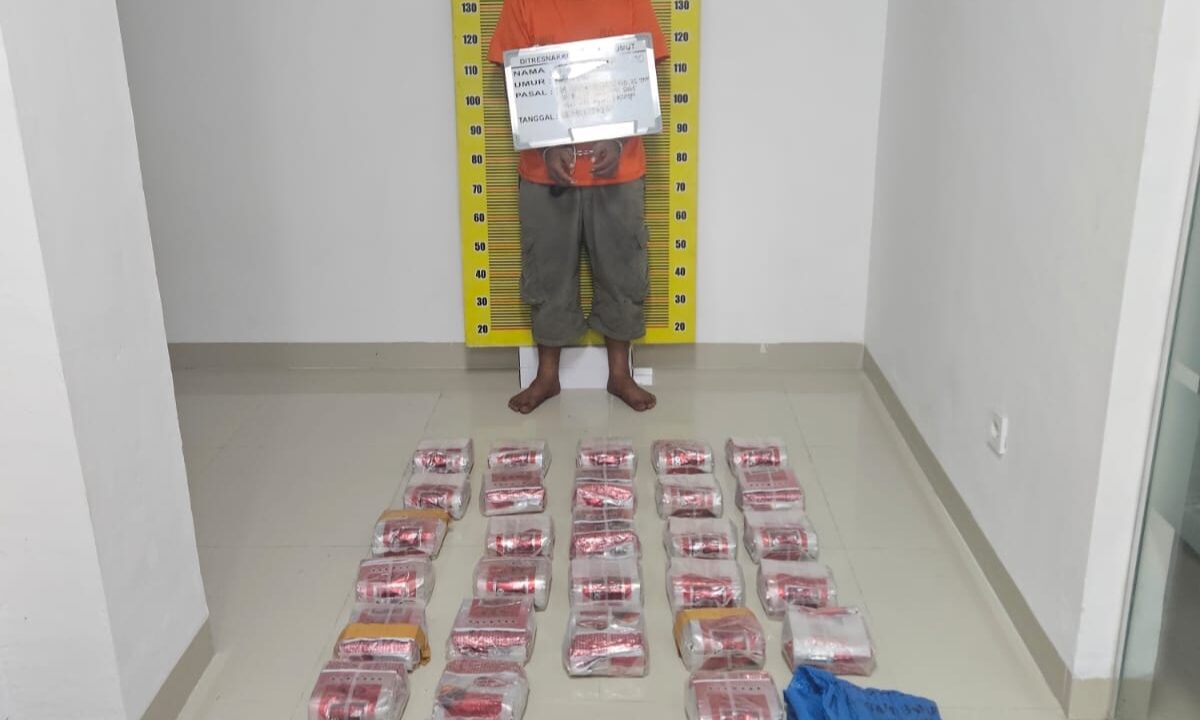 Perairan Asahan, Polda Sumut Gagalkan Penyelundupan 30 Kg Sabu Jaringan Internasional, Dikemas Bungkusan Teh China