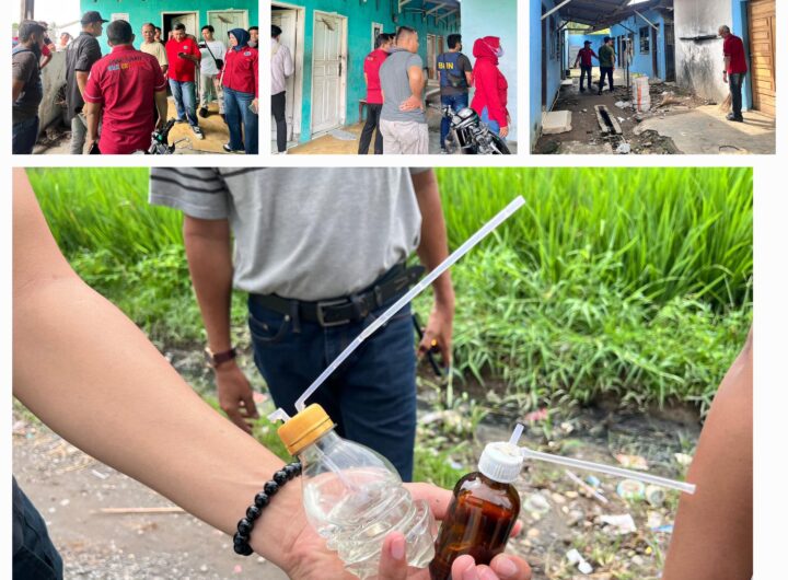 DIGEREBEK PAGI-PAGI! Kos-kosan di Binjai Disikat Aparat, 4 Penghuni Positif Narkoba, Bong Sabu Terungkap – Pemilik Diduga ASN Kelurahan