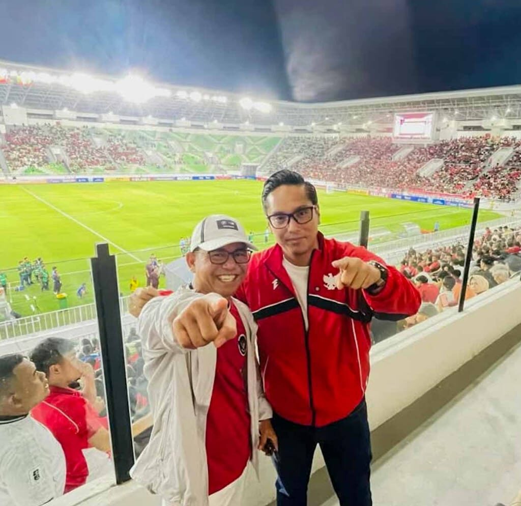 Saksikan Kemenangan 3-0 Timnas U19, Kekompakan Rico Waas–Zakiyuddin Curi Perhatian di Stadion Utama Sumut