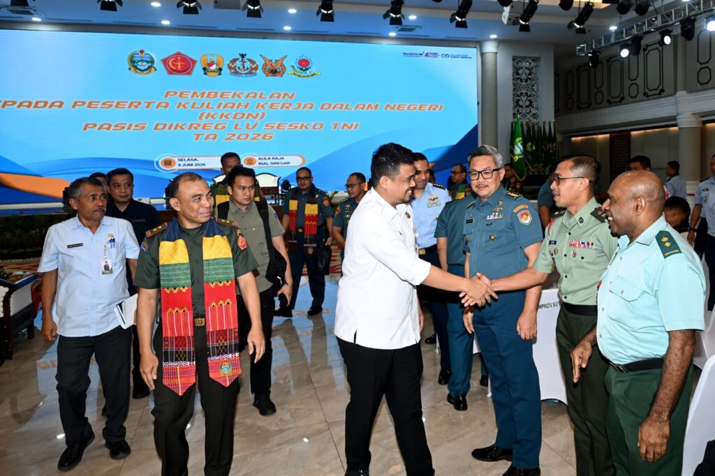 Dihadapan Pasis Sesko TNI, Gubernur Sumut Tekankan Pentingnya Mitigasi Ancaman Megathrust