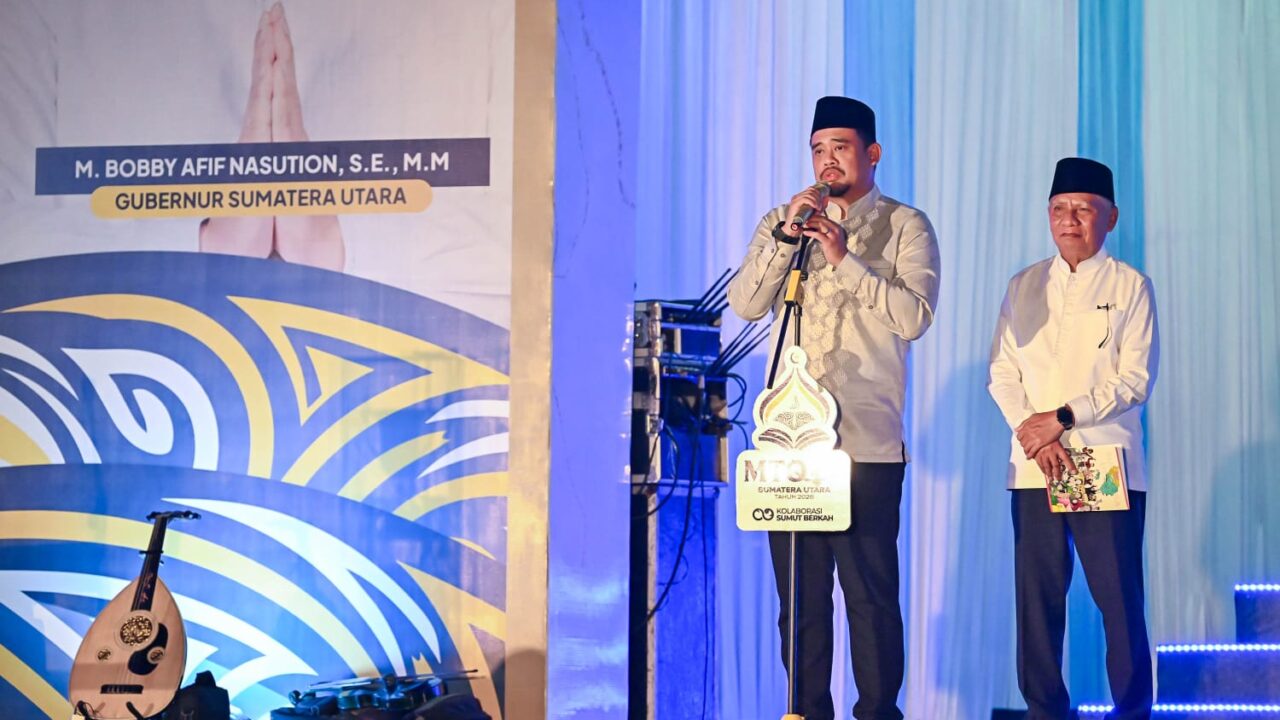 MTQ ke-40 Sumut Resmi Dibuka, Bobby Nasution Ajak Implementasikan Nilai Alquran dalam Pembangunan