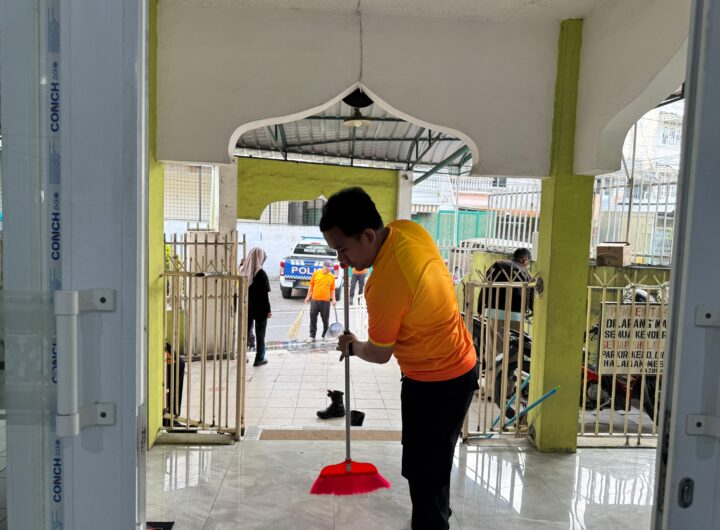 Sambut HUT ke-80 Bhayangkara, Polsek Medan Area Gelar Bakti Religi 