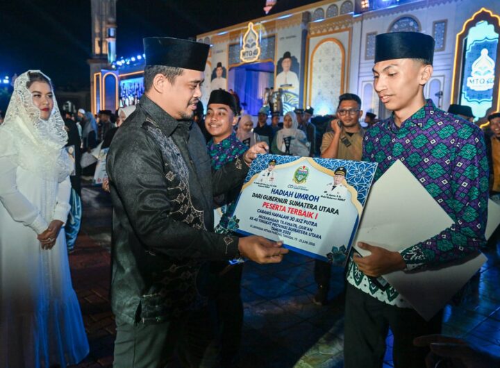 Tutup MTQ ke-40 Sumut, Bobby Nasution Tekankan Implementasi Nilai Alquran dalam Kehidupan
