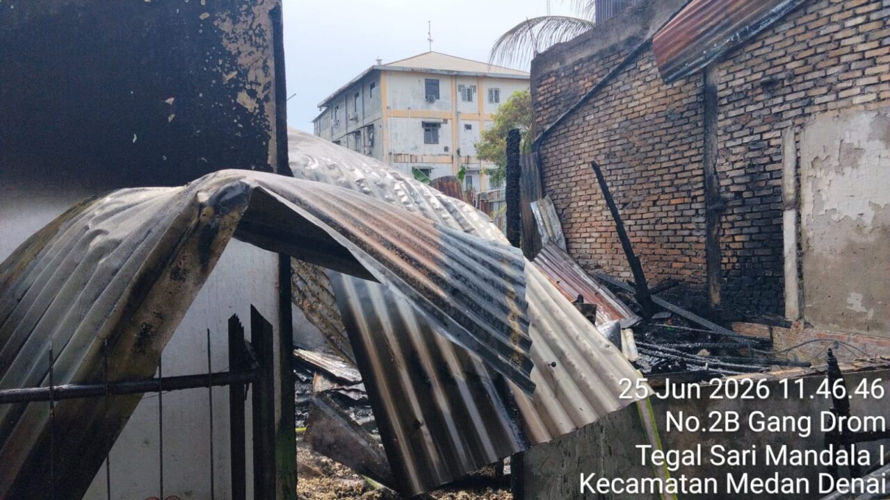 4 Rumah di Mandala Terbakar