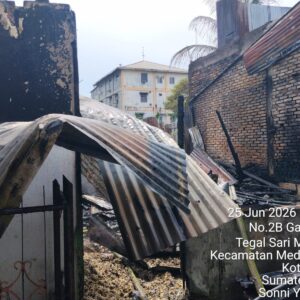 4 Rumah di Mandala Terbakar