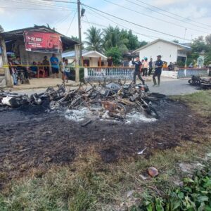 Bentrok Mencekam di Areal PT Bridgestone di Sergai Berujung Pembakaran