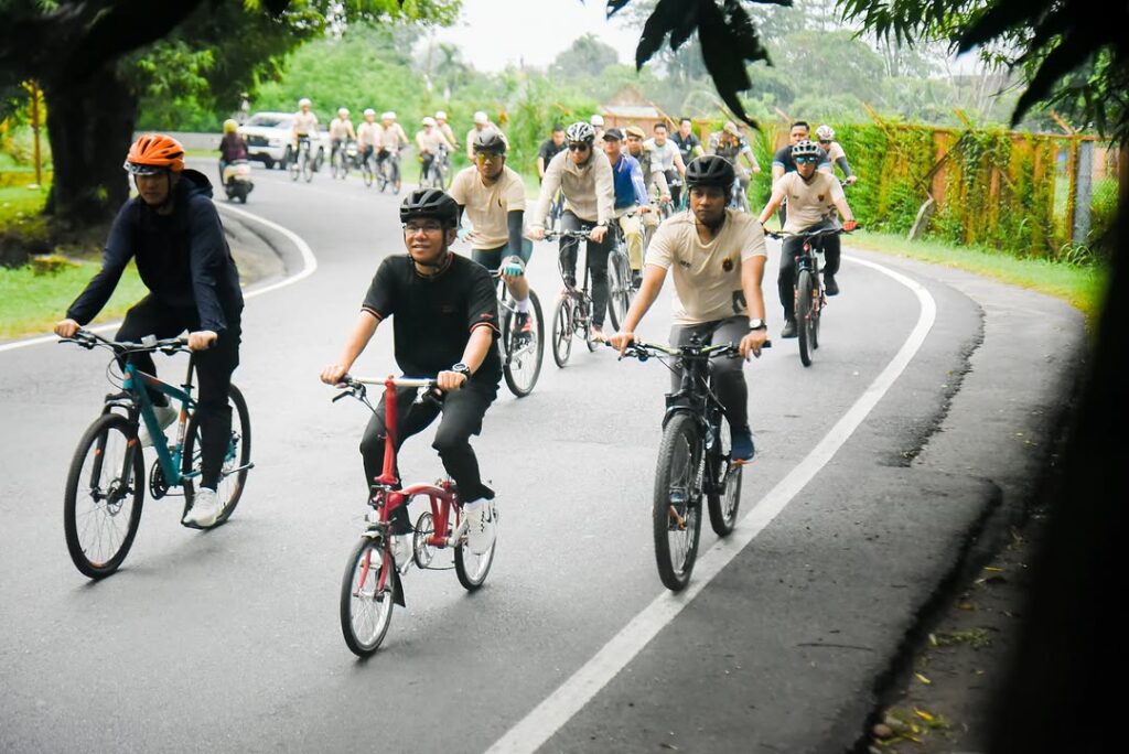 Gowes 21 Kilometer, Wakil Wali Kota Medan dan Forkopimda Pantau Kondisi Kota