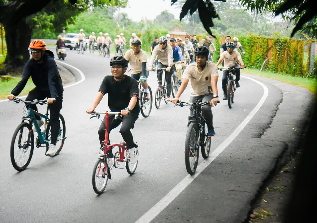 Gowes 21 Kilometer, Wakil Wali Kota Medan dan Forkopimda Pantau Kondisi Kota