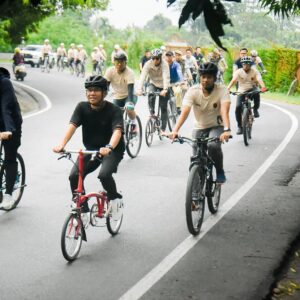 Gowes 21 Kilometer, Wakil Wali Kota Medan dan Forkopimda Pantau Kondisi Kota