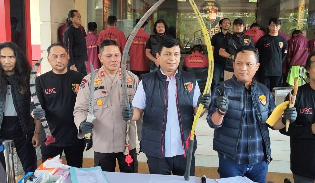 Puluhan Kali Beraksi, Jatanras Polda Sumut Tembak Lima Tersangka Curanmor Antarprovinsi
