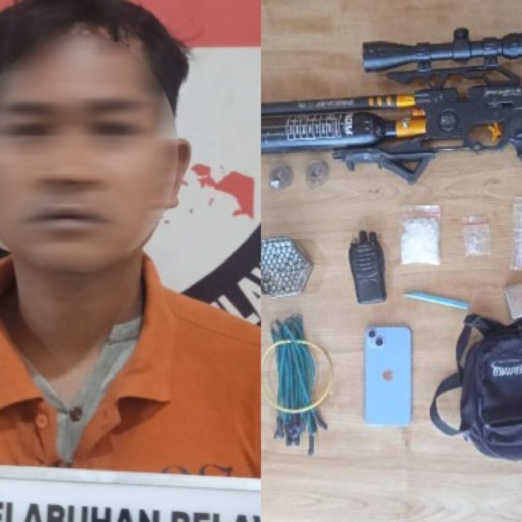Polres Belawan Sita Senjata dan Panah dari Bandar Sabu di Bagan Deli