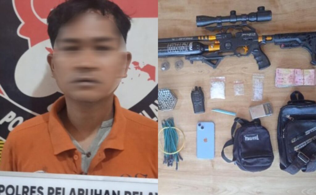 Polres Belawan Sita Senjata dan Panah dari Bandar Sabu di Bagan Deli