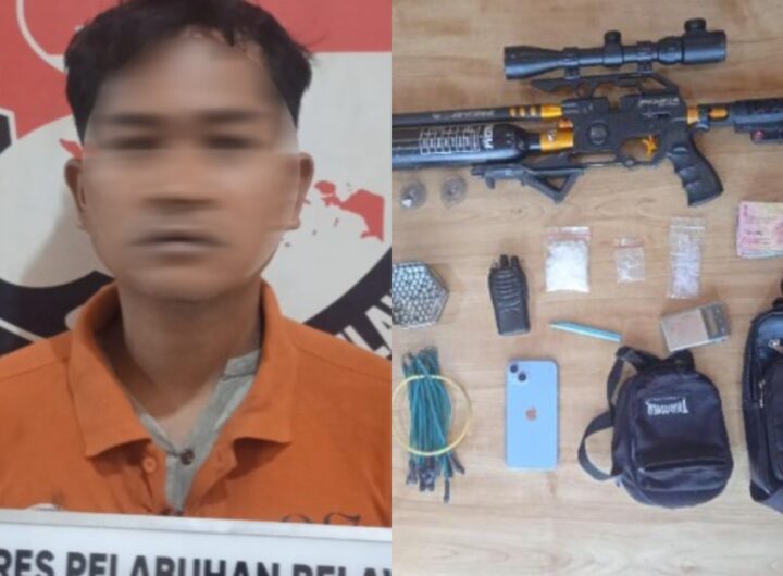 Polres Belawan Sita Senjata dan Panah dari Bandar Sabu di Bagan Deli