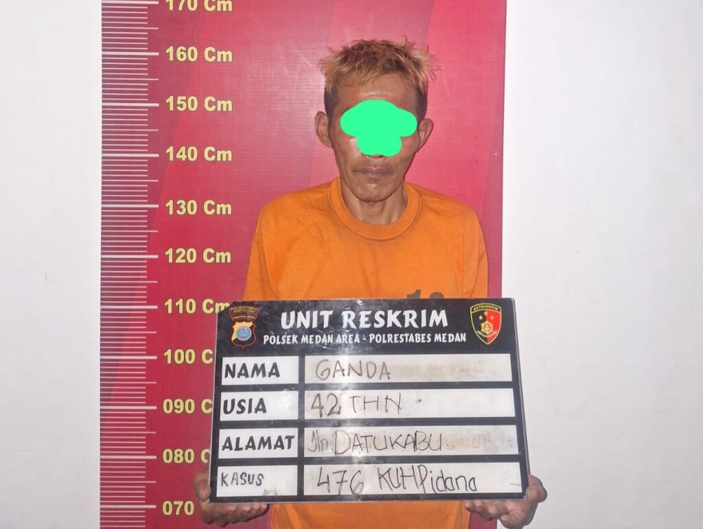 Tak Hanya Curi Motor, Tersangka di Medan Area Juga Bawa Sabu