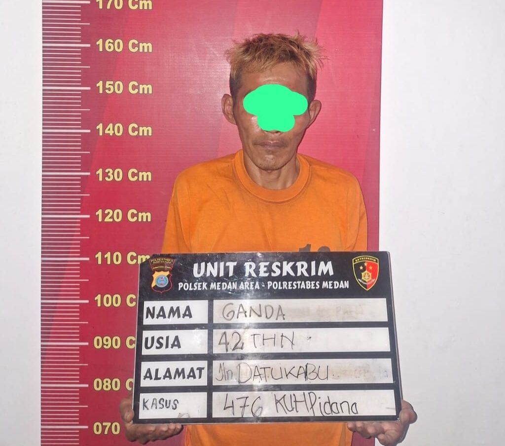 Tak Hanya Curi Motor, Tersangka di Medan Area Juga Bawa Sabu