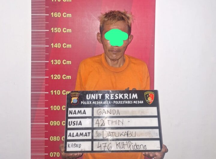Tak Hanya Curi Motor, Tersangka di Medan Area Juga Bawa Sabu